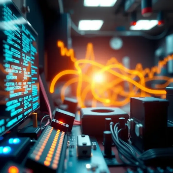 Binary Encoder Role in Digital Electronics and South African Technology Visualization of binary encoder application in digital electronics highlighting data flow and encoding within a South African technology system