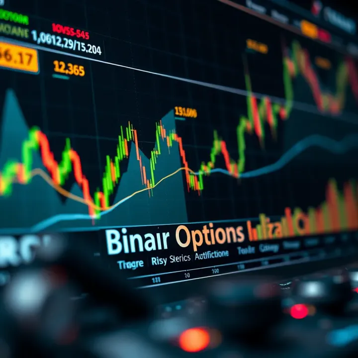 Risk Management and Indicator Analysis for Binary Trading Graph illustrating risk management techniques alongside key trading indicators for quick decision making