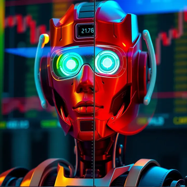 Understanding the Benefits and Risks of Automated Binary Options Trading Conceptual illustration of benefits and risks associated with binary options trading automation