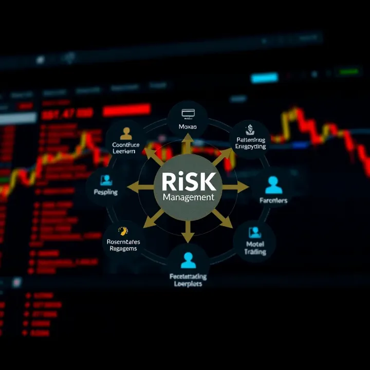 Risk Management Framework for Binary Trading Diagram illustrating key components of risk management in binary options