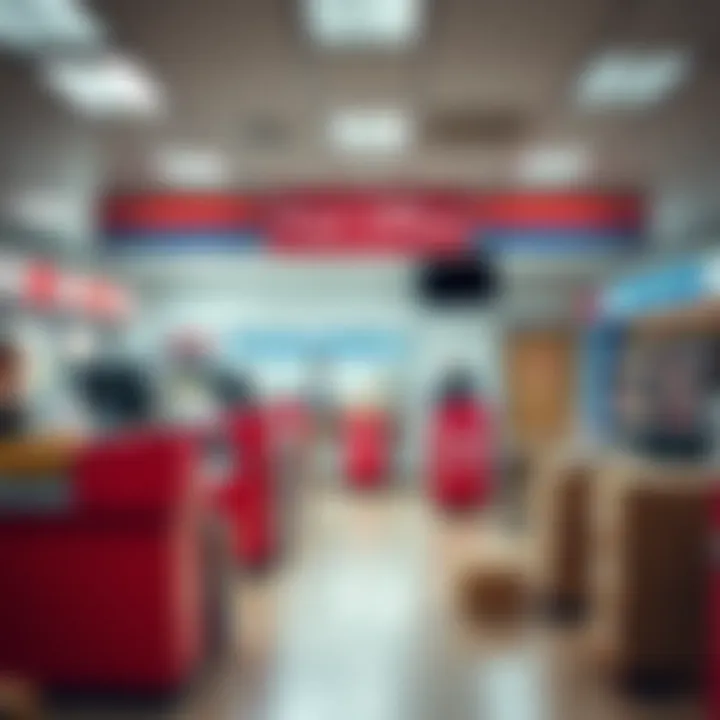 Service Counters and Parcel Area at Alberton Post Office Inside Alberton Post Office showing service counters and postal parcels