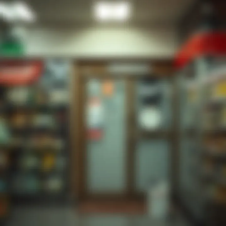 South African liquor store with closed doors during restricted trading hours