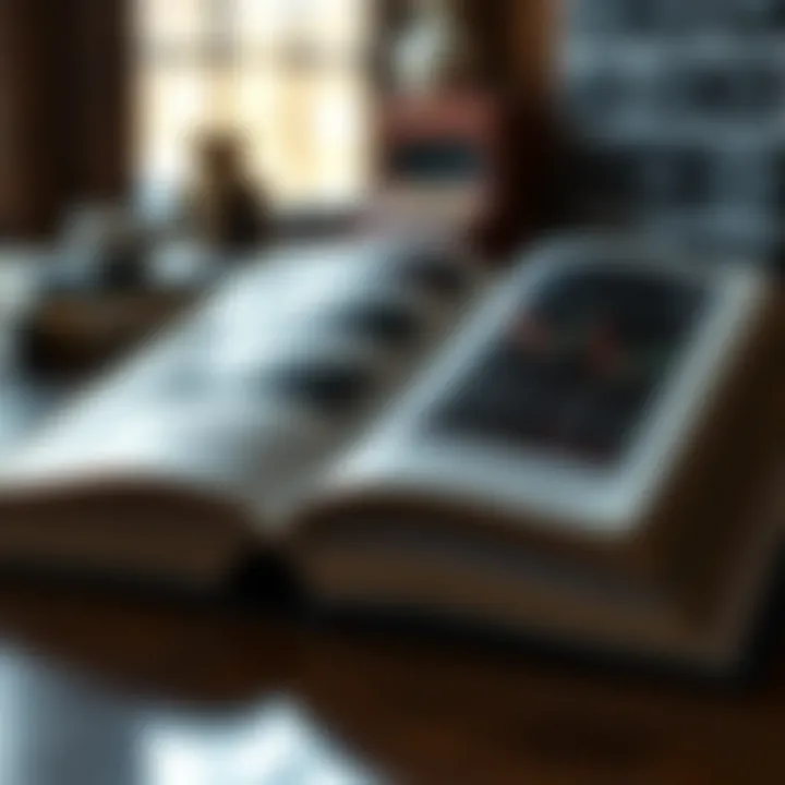 Open book featuring charts and forex market data for trading strategies