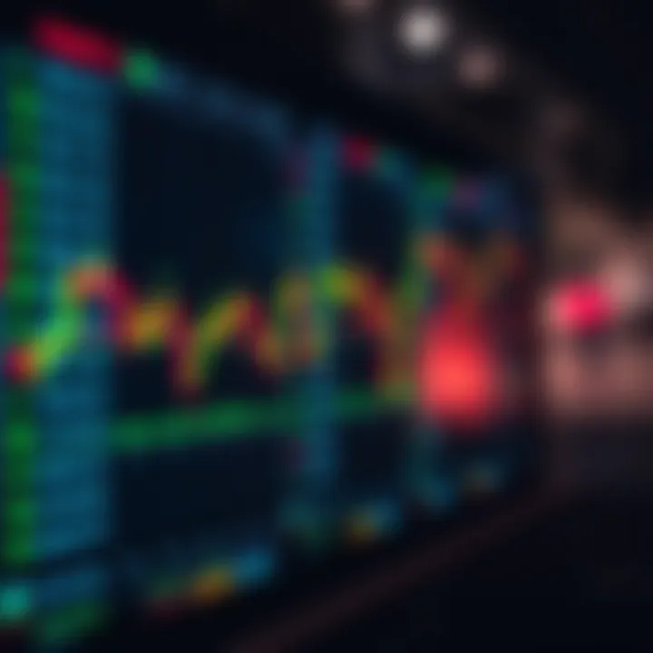 Interactive digital platform interface featuring binary trading options and market data