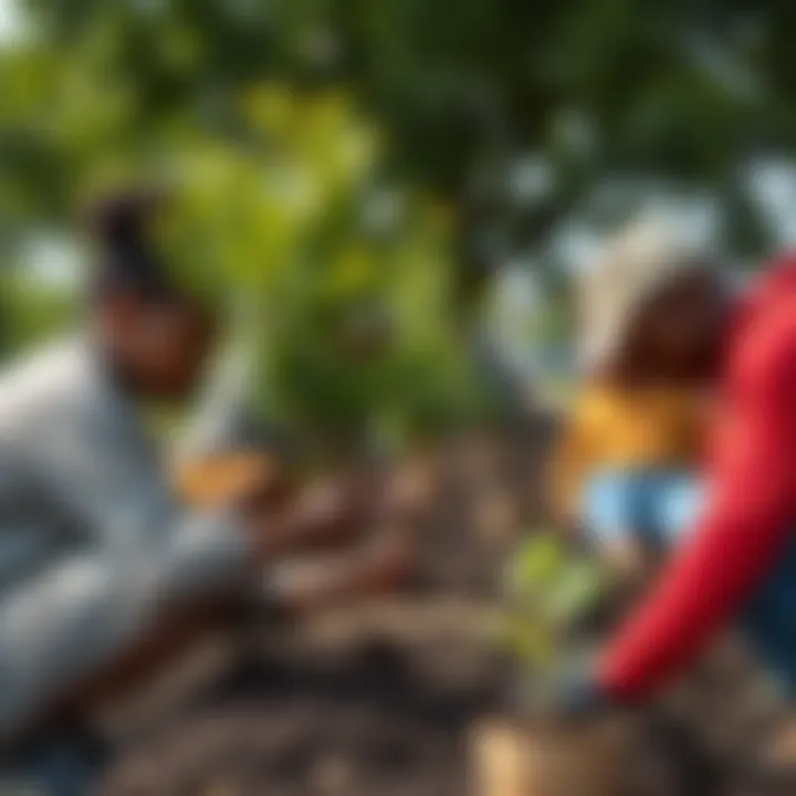 Community Initiatives Supporting Environmental Resilience in Cape Town Community members planting trees and restoring green spaces to enhance urban resilience
