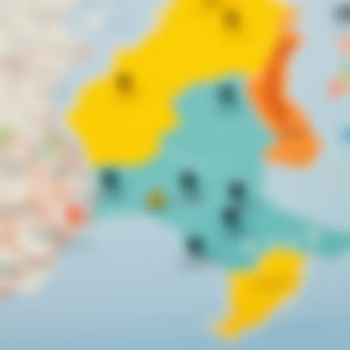 Map highlighting areas of environmental vulnerability in Cape Town with icons representing various risk factors