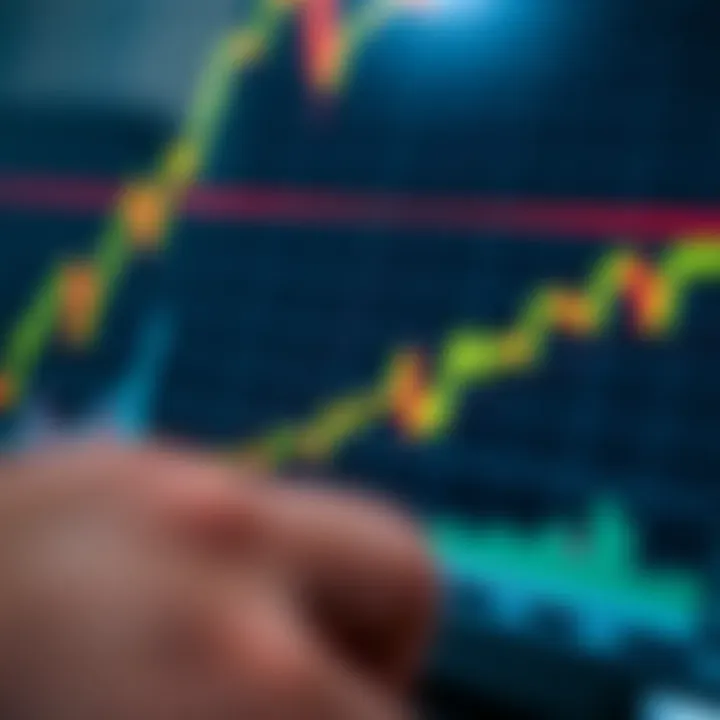 Forex Trading Interface Featuring Currency Pairs and Tools Close-up of a forex trading interface highlighting currency pairs and tools