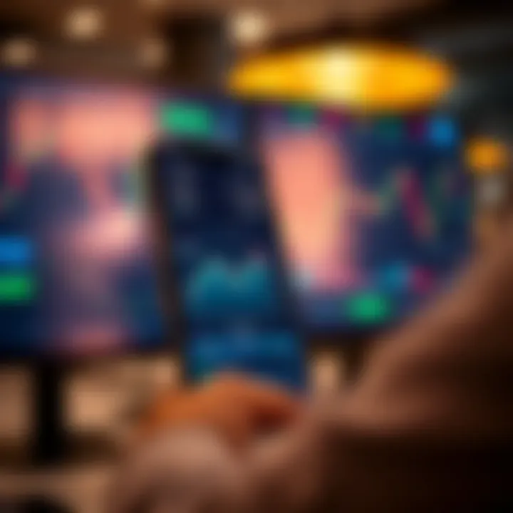 User-friendly trading app interface displaying stock charts and portfolio overview