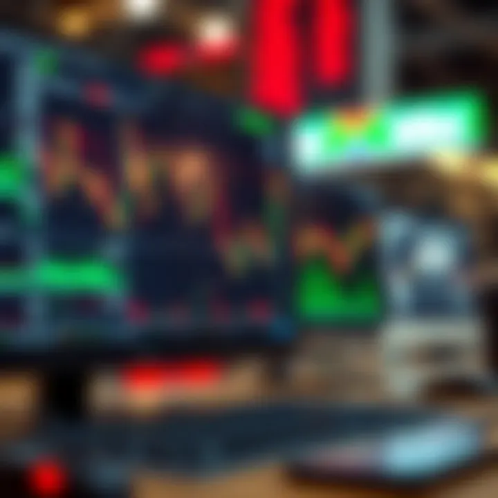 User interface showcasing charts and tools of popular free forex trading software