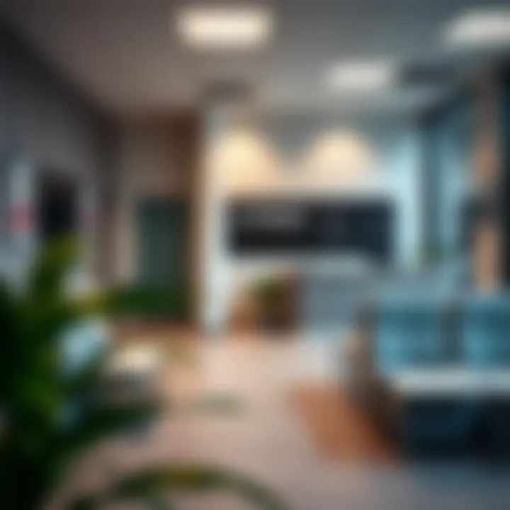 Appointment Scheduling and Patient Reception at Dr Le Roux's Witbank Clinic Clinic reception area showing appointment scheduling desk and patient seating