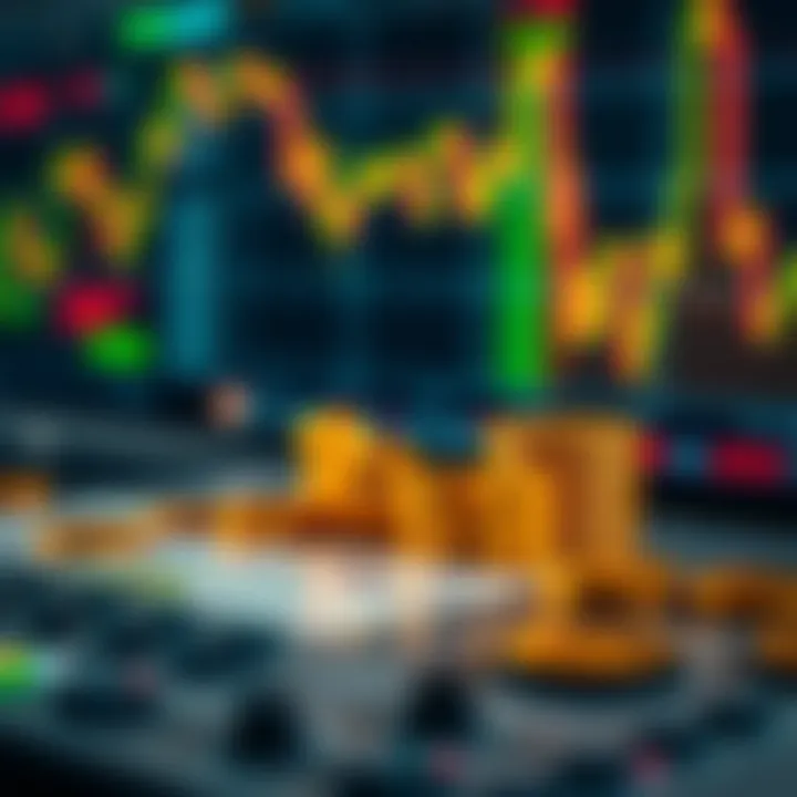 Conceptual illustration of risk management with secure financial symbols and goal setting