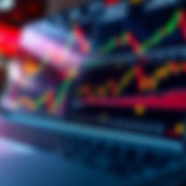 Illustration of risk management concepts with charts, stop-loss levels, and portfolio diversification