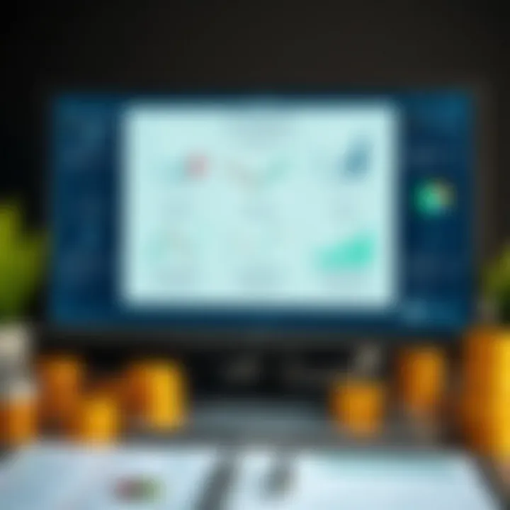 Diagram illustrating risk management principles with charts and protective measures