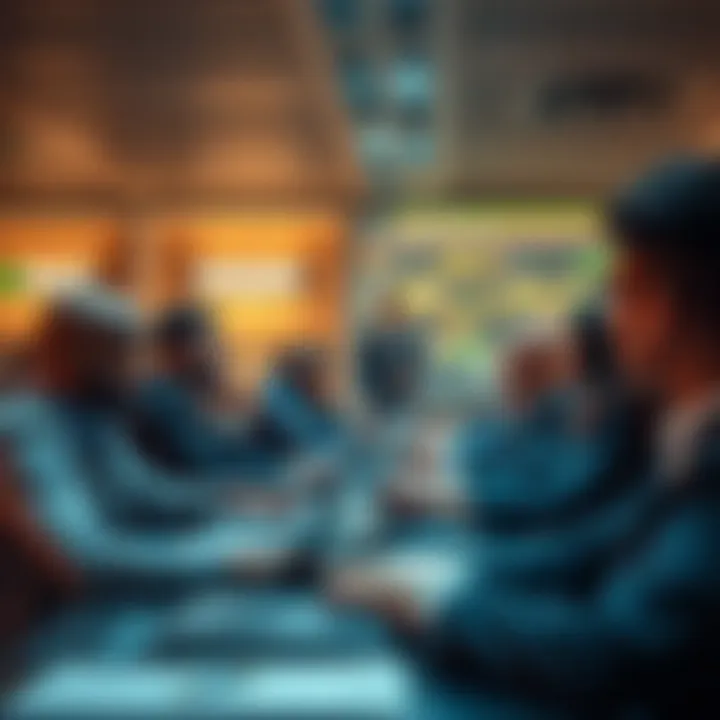 Traders exchanging ideas on a digital platform focused on forex trading in South Africa