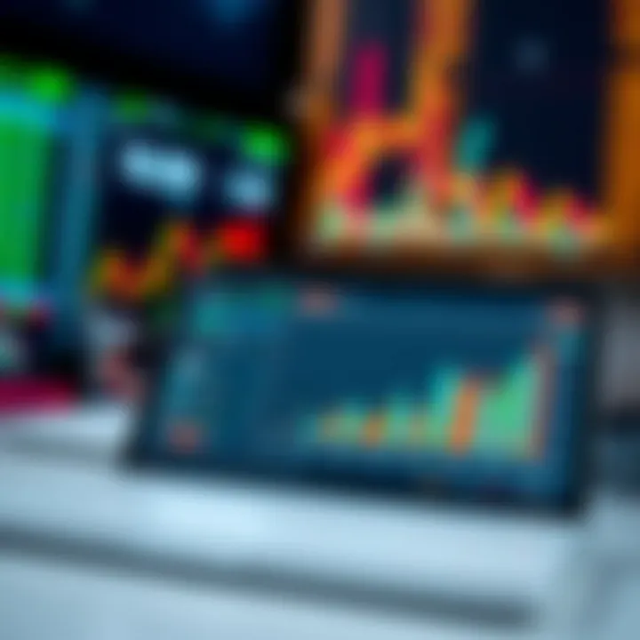 Graphical representation of forex strategy testing using simulation tools showing performance metrics