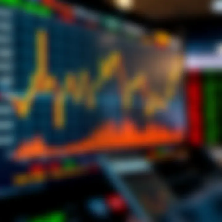 Graph displaying currency exchange trends relevant to South African forex traders