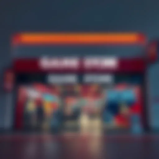 Game Store Entrance at Kolonnade Shopping Centre Entrance of Game store at Kolonnade Shopping Centre showcasing welcoming storefront