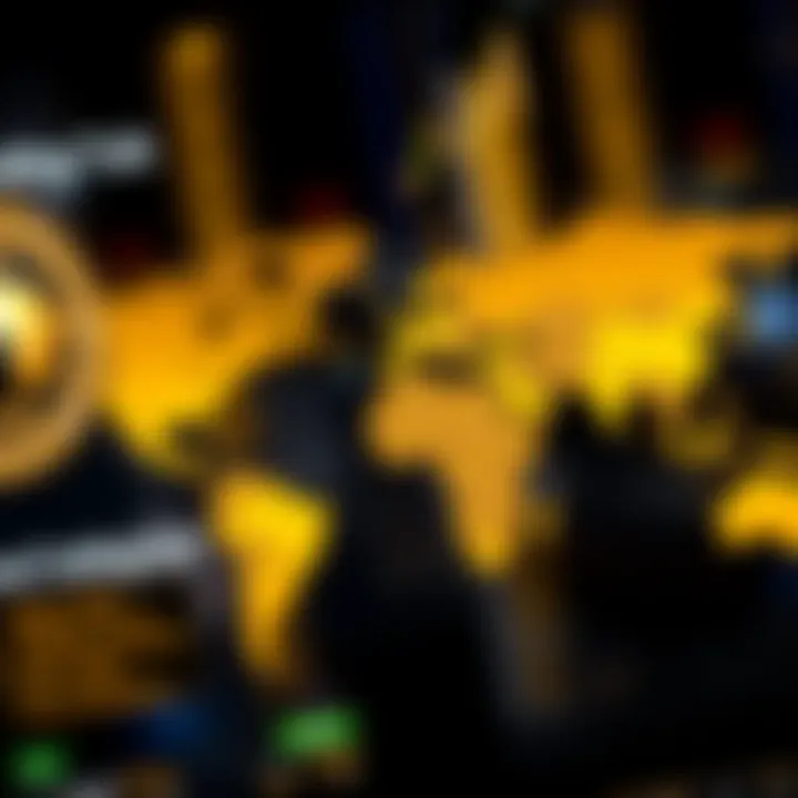 Global map illustrating operational hours of major gold trading markets including New York, London, and Hong Kong