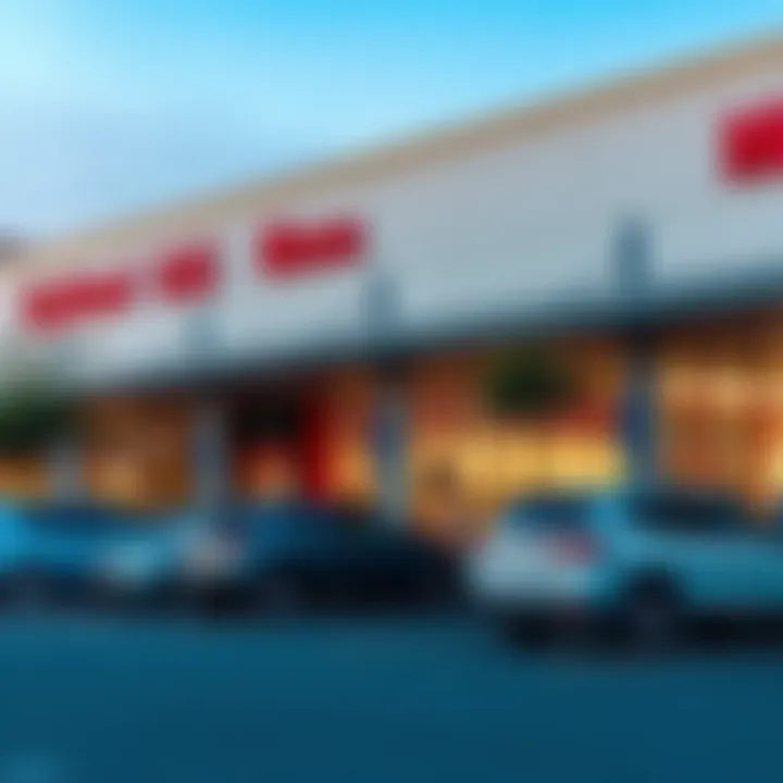 Exterior view of Highland Mews shopping complex in Witbank with clear signage and parked cars