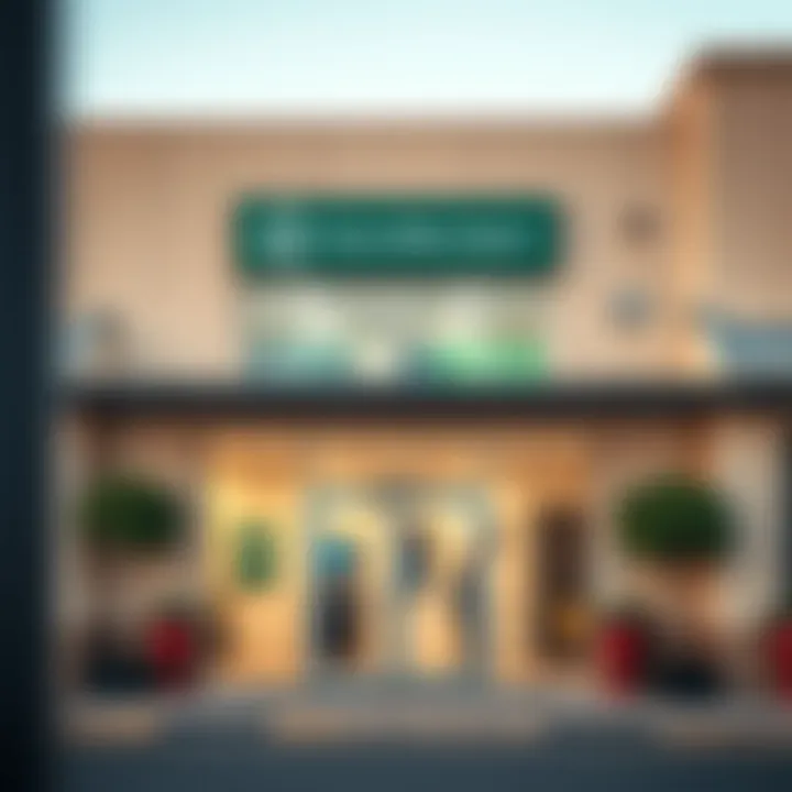 Exterior view of the Home Affairs office building in Akasia showing its main entrance and signage