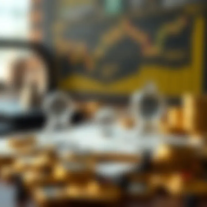 Conceptual illustration of risk management and trading strategy elements