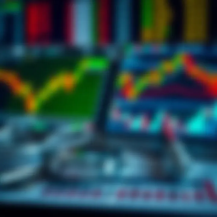 Risk Management Techniques in Forex Trading with Analytical Tools Conceptual representation of risk management strategies with trading tools and financial data
