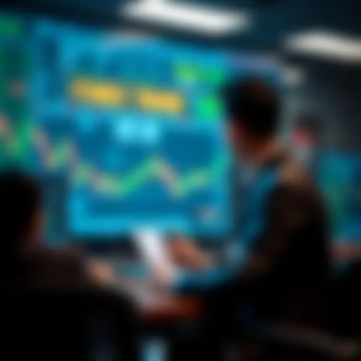 Illustration depicting a secure and compliant forex trading environment with trustworthy brokers and safety measures