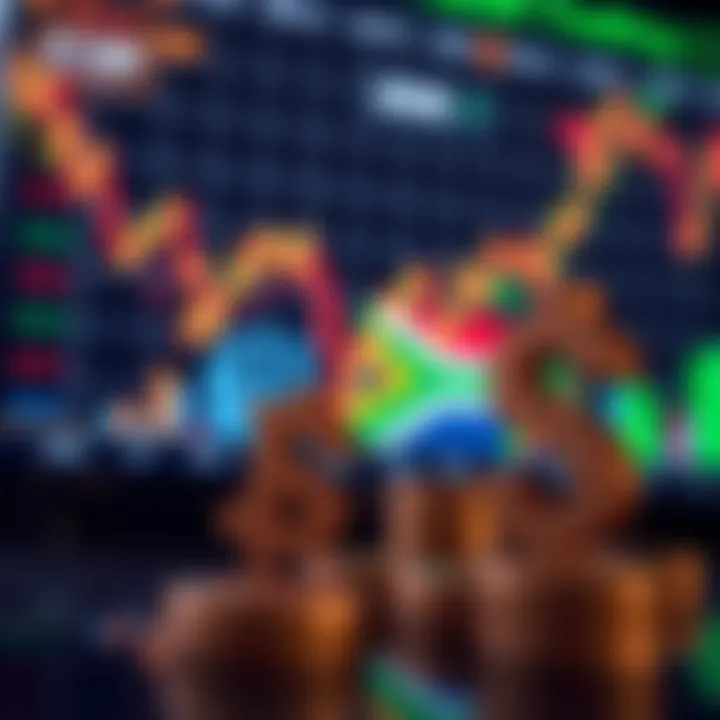 South African currency symbols alongside digital charts illustrating local market trends