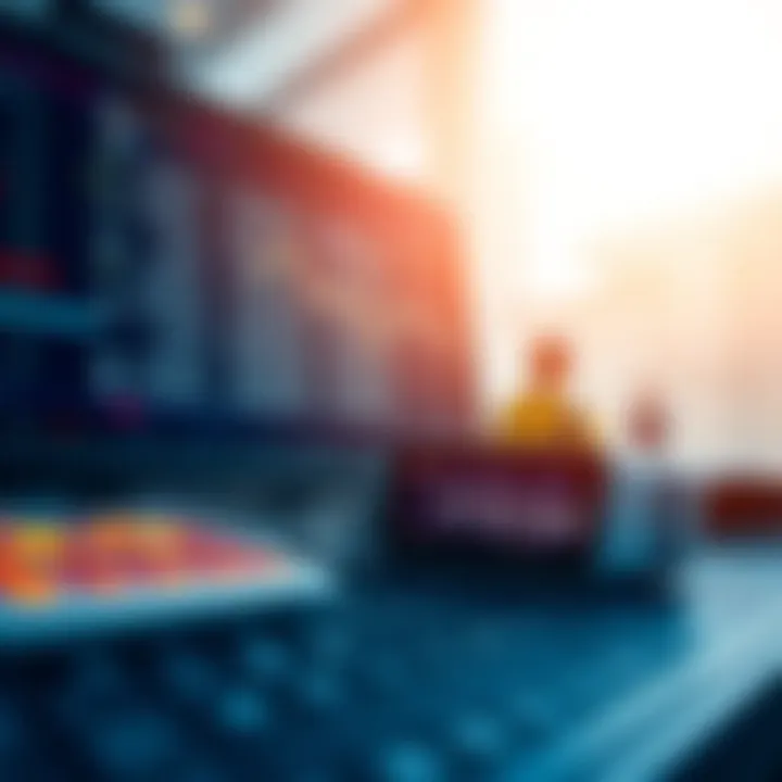 Illustration showing digital tools used for converting hexadecimal values to binary code