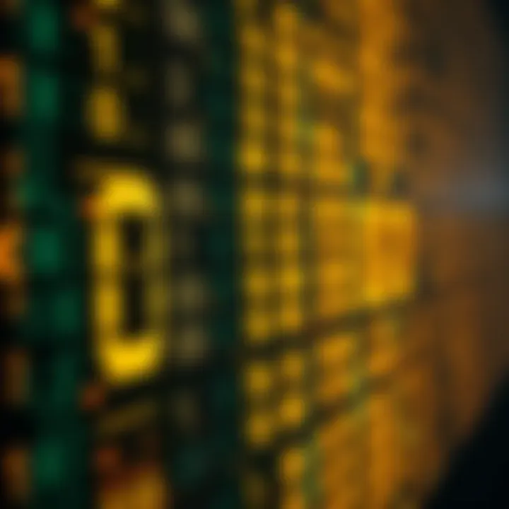 Visual representation of binary digits illustrating zeros and ones forming data sequences