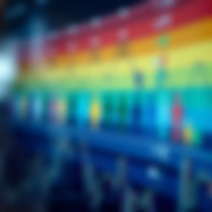 Illustration showing a spectrum of gender identities represented by diverse symbols and colors