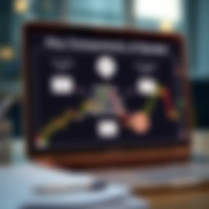 Diagram illustrating components of a forex trading system including entry, exit, and risk management