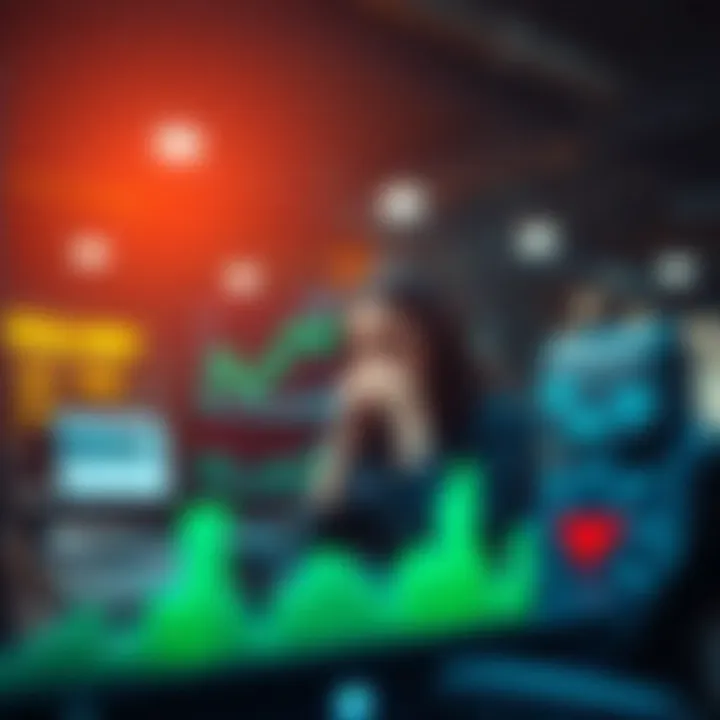 Visual representation of fraud detection in a corporate environment using digital analytics