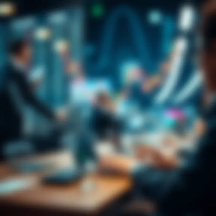 Conceptual illustration showing technology integration to enhance fraud prevention strategies in businesses