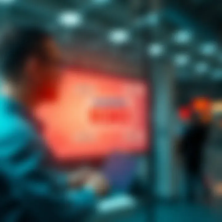 Diagram showing identification and evaluation of potential business risks