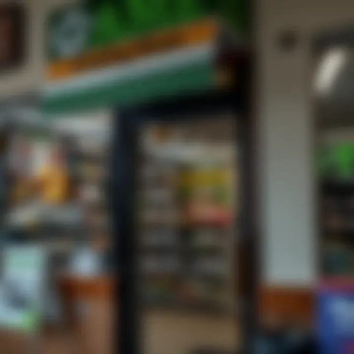 Game store exterior with clear opening hours displayed on the door