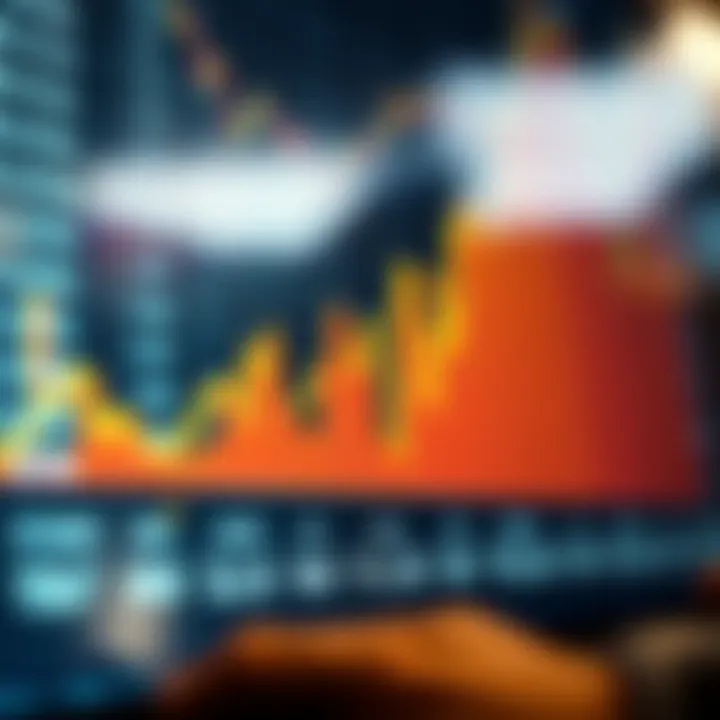 Graph showing currency exchange trends with highlighted key economic indicators relevant to South African forex trading