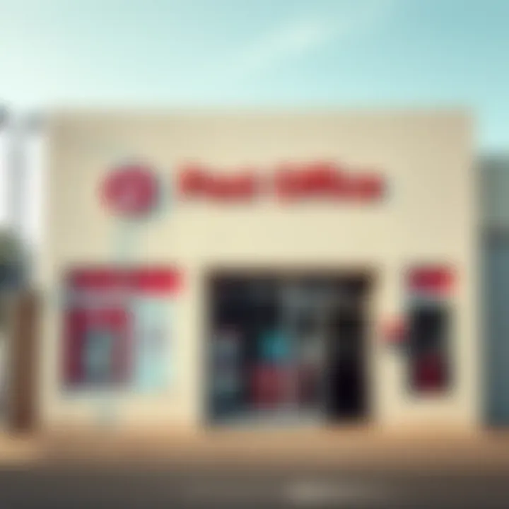 Front entrance of Wilro Park Post Office with clear signage and operating hours displayed