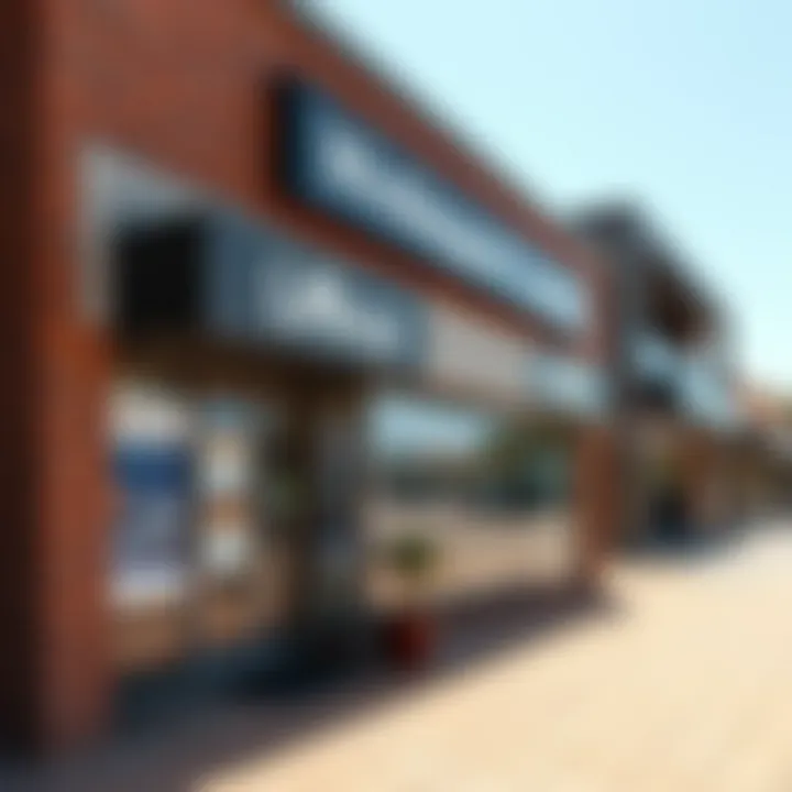 Exterior of Winklespruit Licence Office with clear signage and entrance