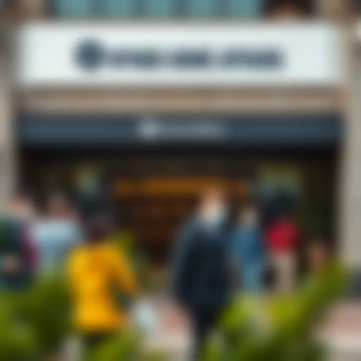 Entrance of Wynberg Home Affairs office with clear signage and visitors waiting orderly