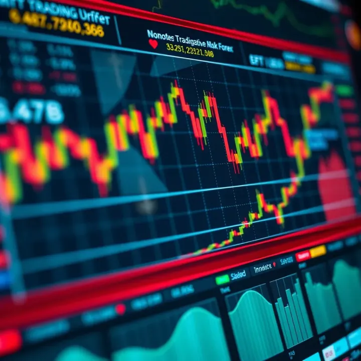 Graph depicting tracking and evaluation of trading performance over time in currency markets
