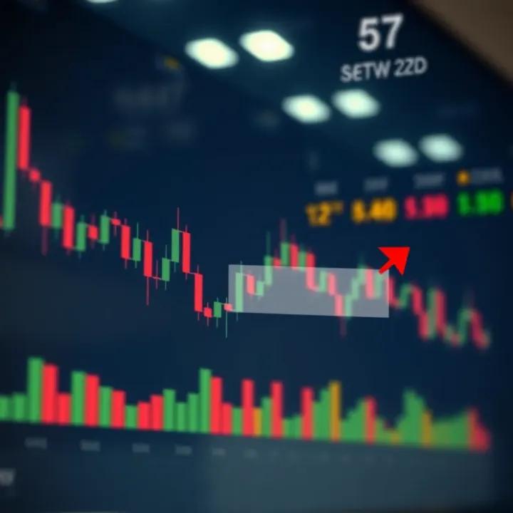 Bearish Engulfing Candlestick Pattern Signaling Downward Trend Diagram showing a bearish engulfing candlestick pattern highlighting a possible market reversal downward