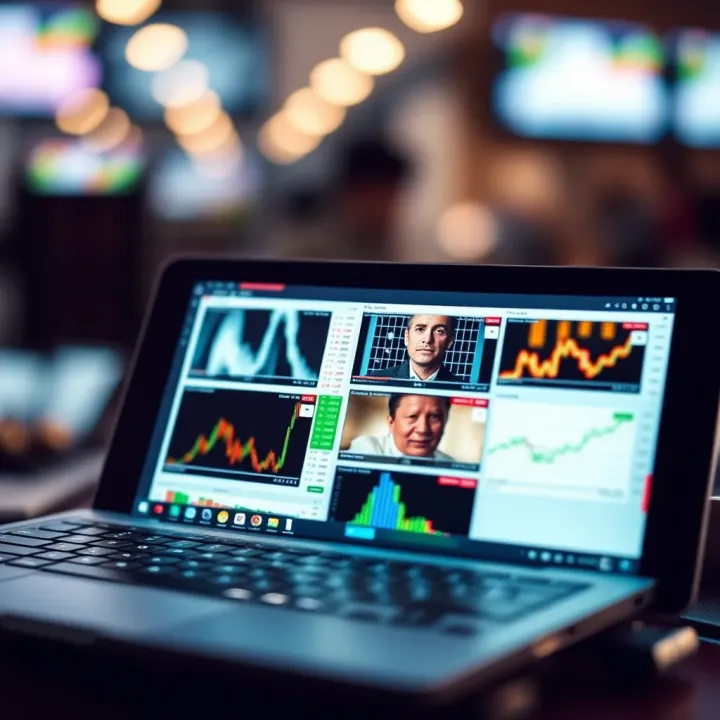 Collection of Educational Forex Trading Videos on Digital Device A collection of educational forex trading videos on a digital device with clear interface