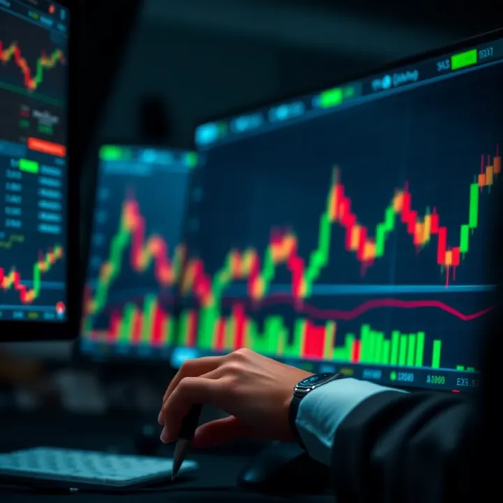 Visual representation of risk management strategies and demo account practice in forex market
