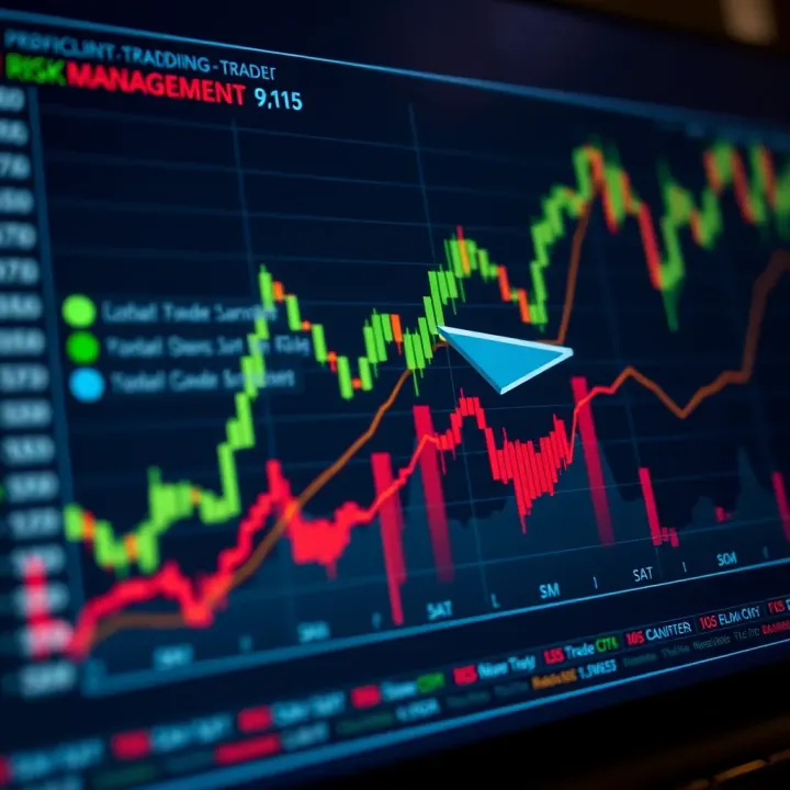 Risk Management and Trading Psychology in Forex for Beginners Graph illustrating risk management techniques and trading psychology concepts for forex beginners