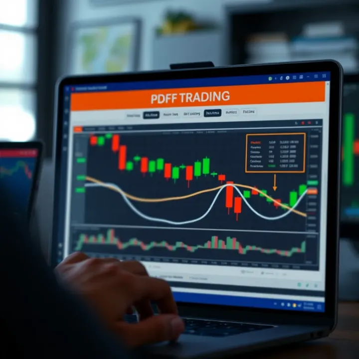 Diagram highlighting how to download and utilize PDF guides for forex trading strategies