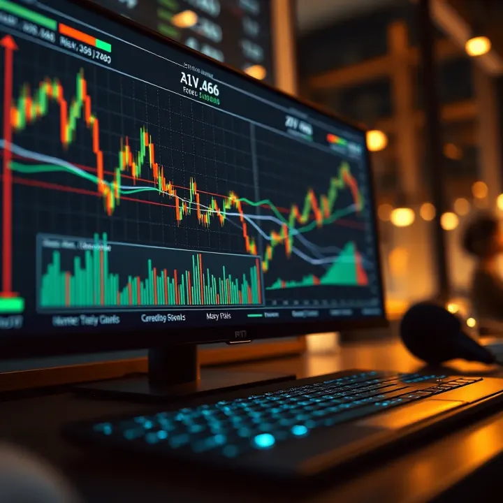 Integrating Risk Management with Forex Signals Chart displaying risk management strategies alongside forex trading signals
