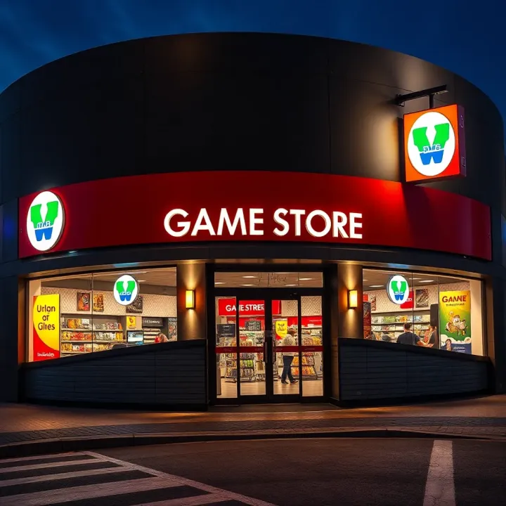 Exterior view of Game store in Paarl with clear signage and entrance