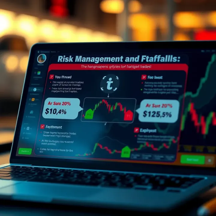 Risk Management and Pitfalls in Forex Trading for Beginners Diagram illustrating risk management strategies and common pitfalls in forex trading for beginner traders