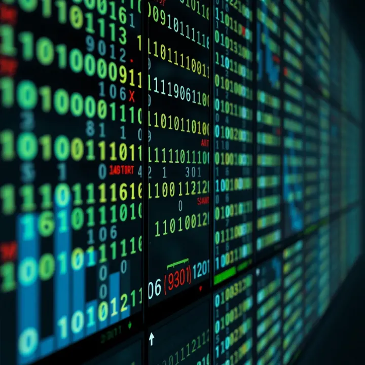 Applications of Binary Code in Modern Technology Visual representation of binary code application in digital communication and computing devices